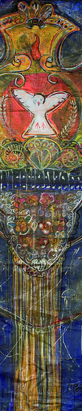 Santos de Junho Autor: PÃ©ricles Rocha Ano: 2005  TÃ©cnica: Ã“leo sobre lona  DimensÃµes: 320cm x 155cm