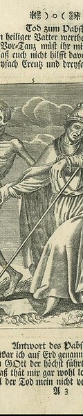Death dances with the pope