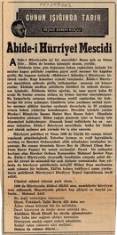 Ã‚bide-i HÃ¼rriyet Mescidi, ÅžiÅŸli, Ä°stanbul