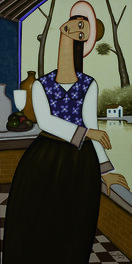 Mulheres Autor: Tony Lima Ano: 2006  TÃ©cnica: Ã“leo sobre tela  DimensÃµes: 60cm x 30cm