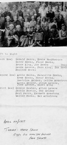 SS. No. 2 Loon Lake School Photo - 1937