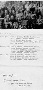 SS. No. 2 Loon Lake School Photo - 1937