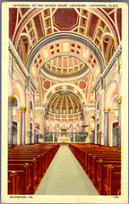 Cathedral of the Sacred Heart (Interior), Cathedral Place, Richmond, VA.