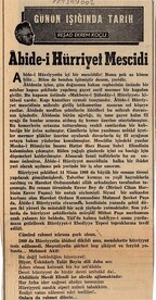 Ã‚bide-i HÃ¼rriyet Mescidi, ÅžiÅŸli, Ä°stanbul