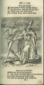 Death dances with the pope
