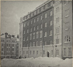 Architecture history collection: wintry Helsinki street