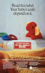 Read this label your baby's teeth depend on it