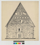 Espoon tuomiokirkko, mittauspiirustus, 1914