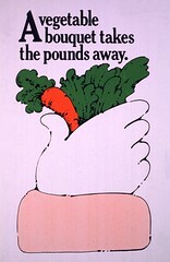 A vegetable bouquet takes the pounds away