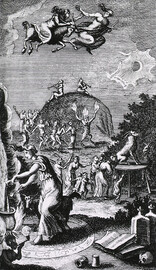 Meeting of witches, demons, and enchanted beasts]