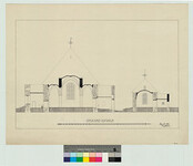 Paraisten kirkko, mittauspiirustus, 1912