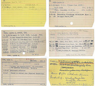 Laura Cobb Nurse Corps index card
