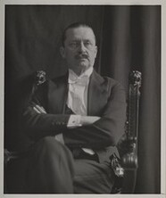 Portrait of Carl Gustaf Mannerheim, seated