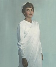 Nurse wearing uniform from Nepal