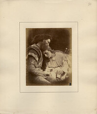 "The parting of Sir Lancelot and Queen Guinevere"