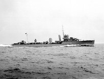 HMS Wessex at sea