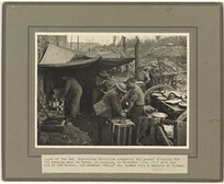 Cooks of the 2nd Australian Battalion preparing bully-beef rissoles for the evening meal, Ypres
