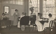 Lady Ripon & staff