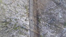 Mazinaw Tramway Aerial View - Built 1850s