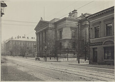 Architecture history collection: House of the Estates in wintry Helsinki
