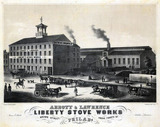 Abbott & Lawrence. Liberty Stove Works, Brown Street above Fourth St. Philada., [ca. 1852]