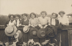 Florence Sallows and friends, c. 1910