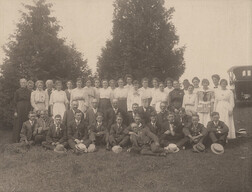 Group outdoor portrait, date unknown
