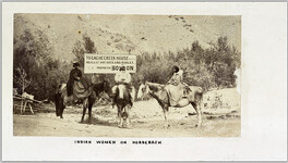 Indian women on horseback