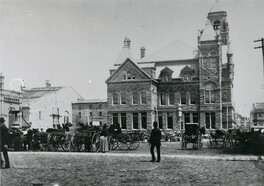 Hamilton Market, Looking East at City Hall After 1890