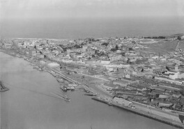 Aerial view of Lee Wharf, Newcastle