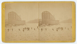 [Mills in Manayunk, winter]