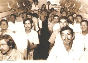 Alumnos de escuela de MetereologÃ­a de los Mochis, Sin., en un viaje de estudios para observar fenÃ³menos de turbulencia, altitud de las nubes, de acuerdo con su clasificaciÃ³n cientÃ­fica.