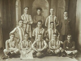Voetbalploeg - Gent, Rabot en Brugse Poort, 1924 | Soccer team - Ghent, Rabot and Brugse Poort, 1924