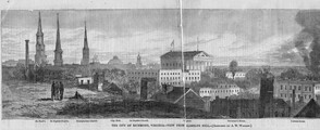 City of Richmond, Virginia view from Gamble's Hill