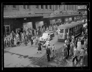 K. Davis - Tramwoman at work [and other tram photographs], 1933-1942