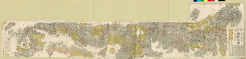 Map of all the provinces of Japan
