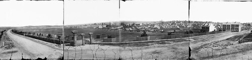 Panorama of Moore Park and Surry Hills from the entrance gates to Moore Park, ca. 1875