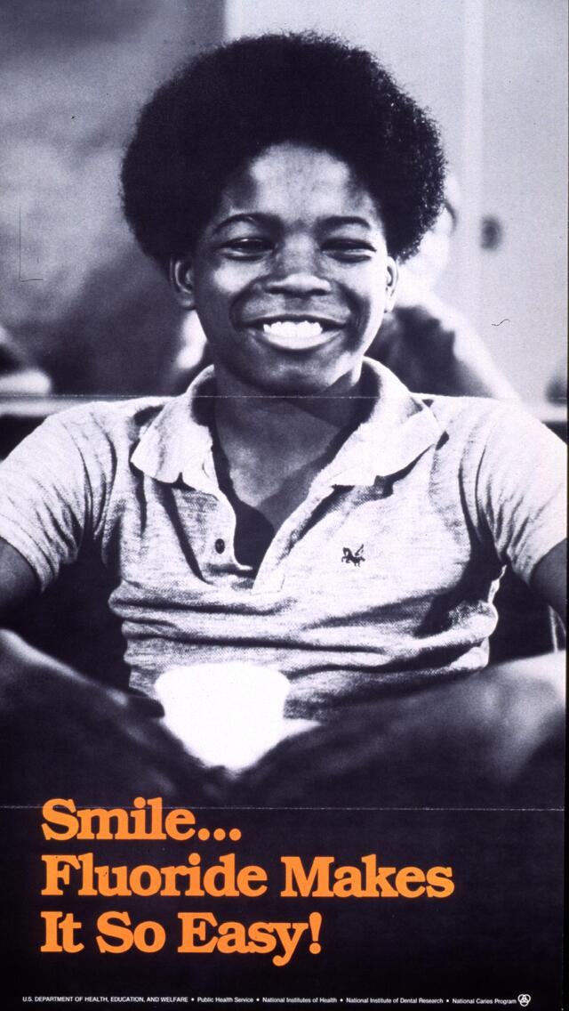 Smile... fluoride makes it so easy