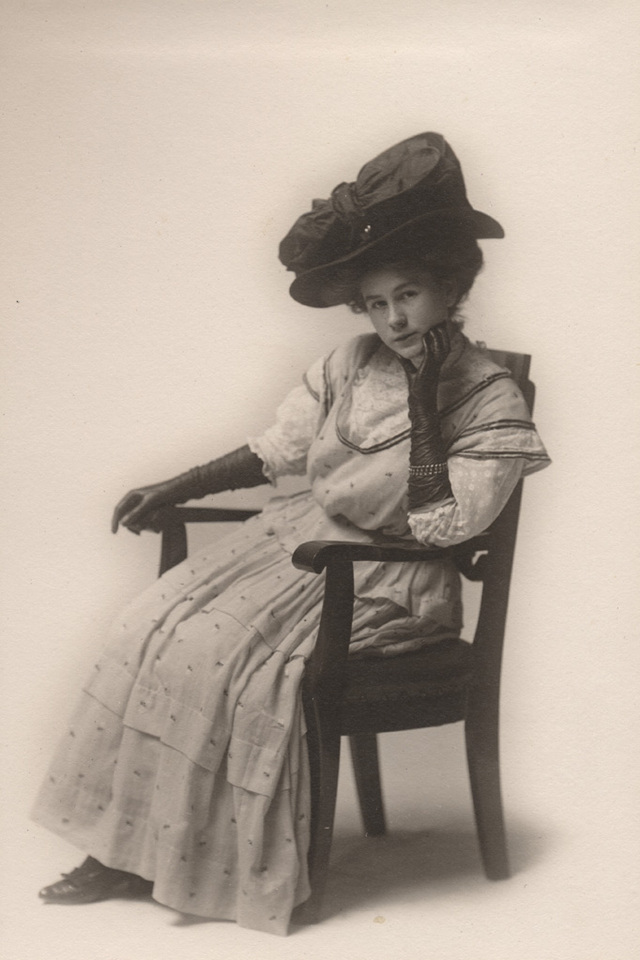 Portrait of daughter, Florence Sallows, date unknown
